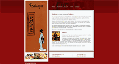 Desktop Screenshot of izakaya.zystar.be