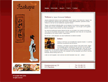 Tablet Screenshot of izakaya.zystar.be